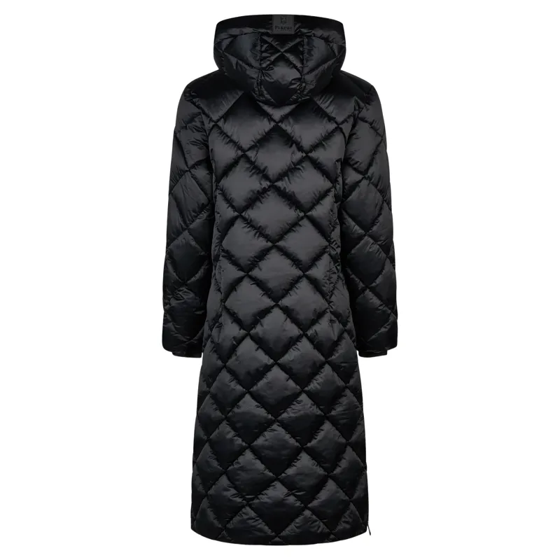 Pikeur Selection 2025 Diamond Quilted Womens Long Coat - Black-1