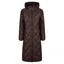 Pikeur Selection 2025 Diamond Quilted Womens Long Coat - Chocolate Brown