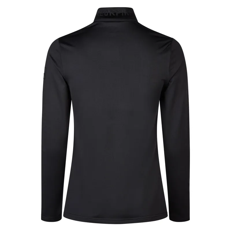 Pikeur Selection 6284 Ladies Zip Neck Top - Black-1