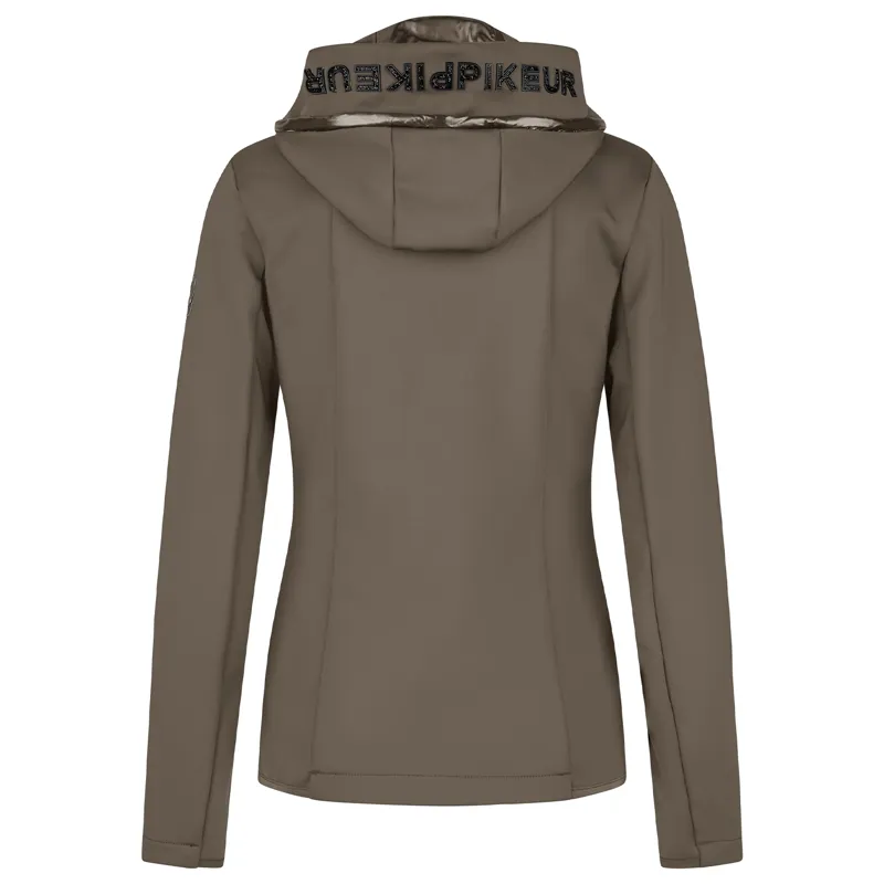 Pikeur Selection 8045 Womens Fleece Jacket - Slate Brown-2