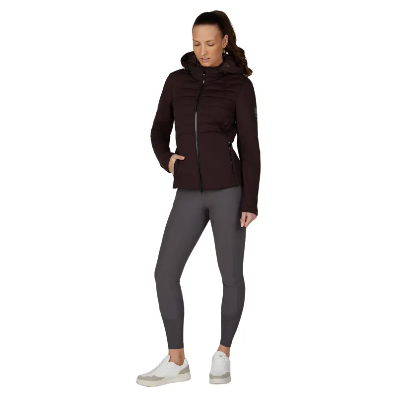Pikeur Selection 2048 QuiltShield Womens Jacket - Chocolate Brown-2