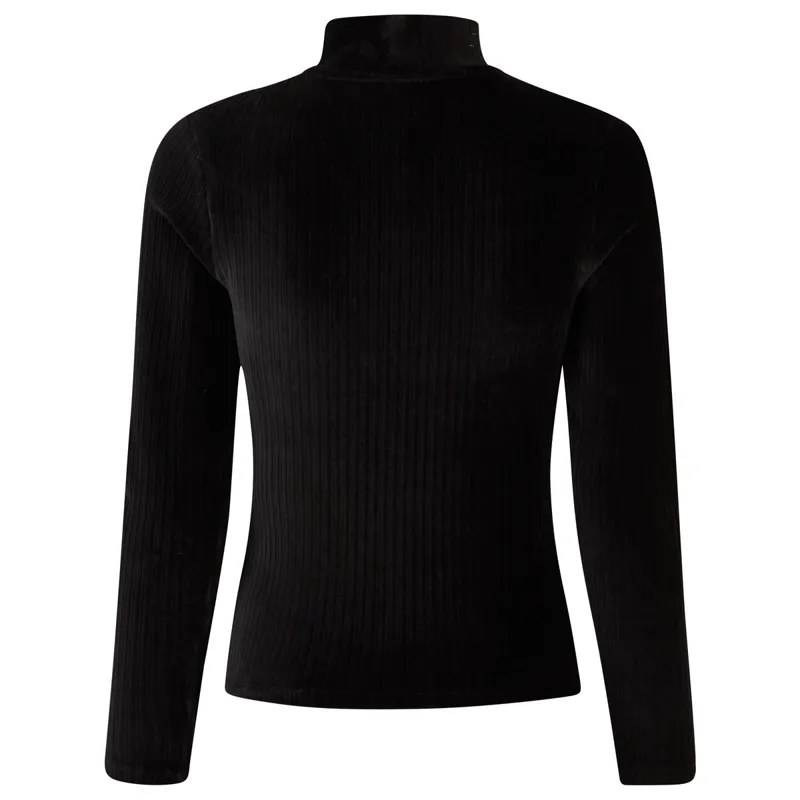 Pikeur Selection Rip 6277 Ladies Top - Black Velvet-1