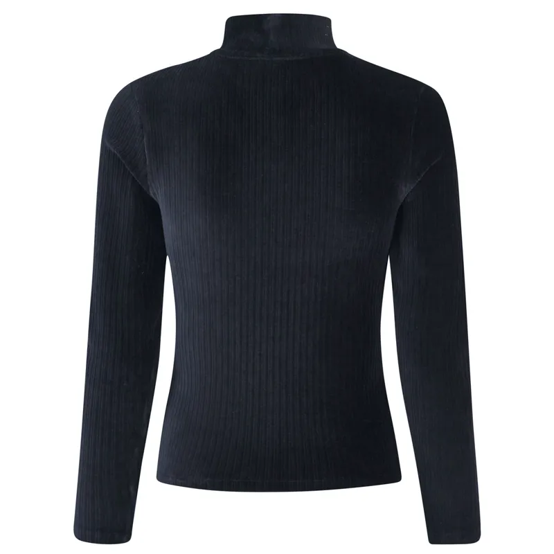 Pikeur Selection Rip 6277 Junior Girls Top - Blue Velvet-1