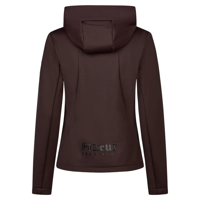 Pikeur Selection 2045 TechVelvet Fleece Womens Jacket - Chocolate Brown-1