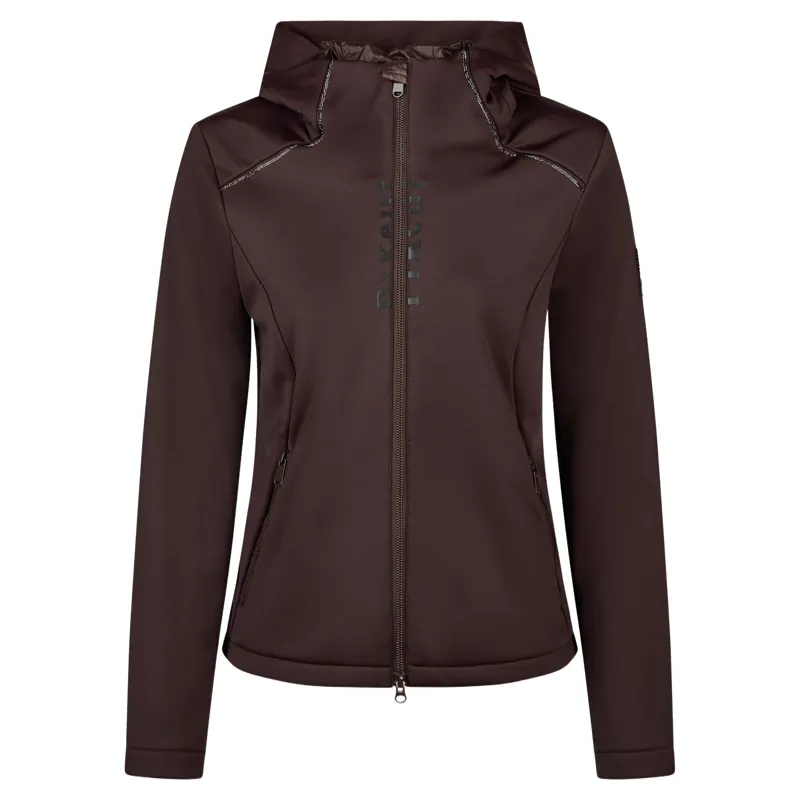 Pikeur Selection 2045 TechVelvet Fleece Womens Jacket - Chocolate Brown