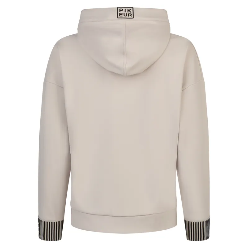 Pikeur Selection 8281 Womens Hooded Sweater - Pale Grey-3
