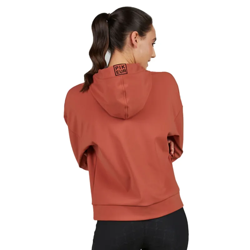 Pikeur Selection 8281 Womens Hooded Sweater - Rosewood-2