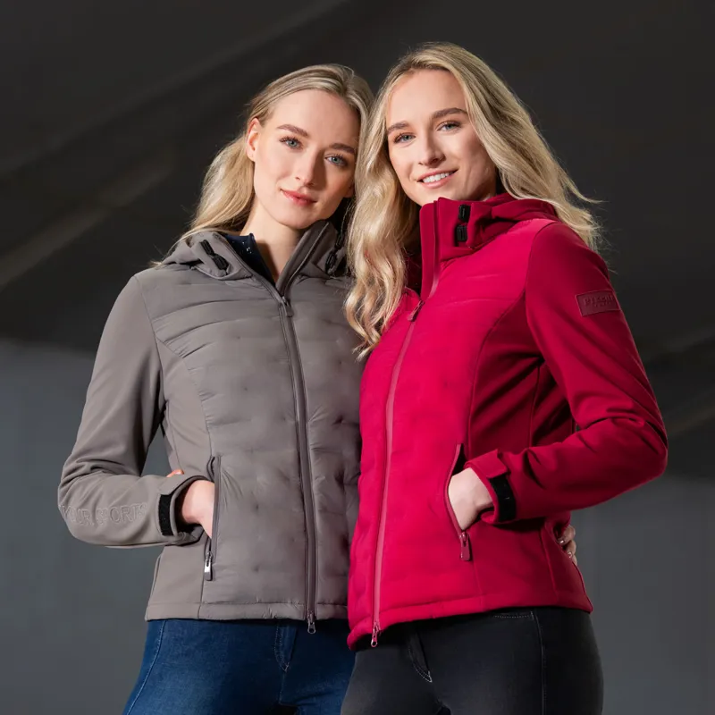 Pikeur Sports 6043 Ladies Hybrid Jacket - Rumba Red-1
