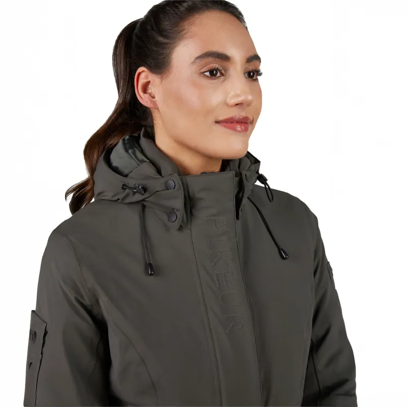 Pikeur Sports 8024 Womens Waterproof Jacket - Deep Khaki-5