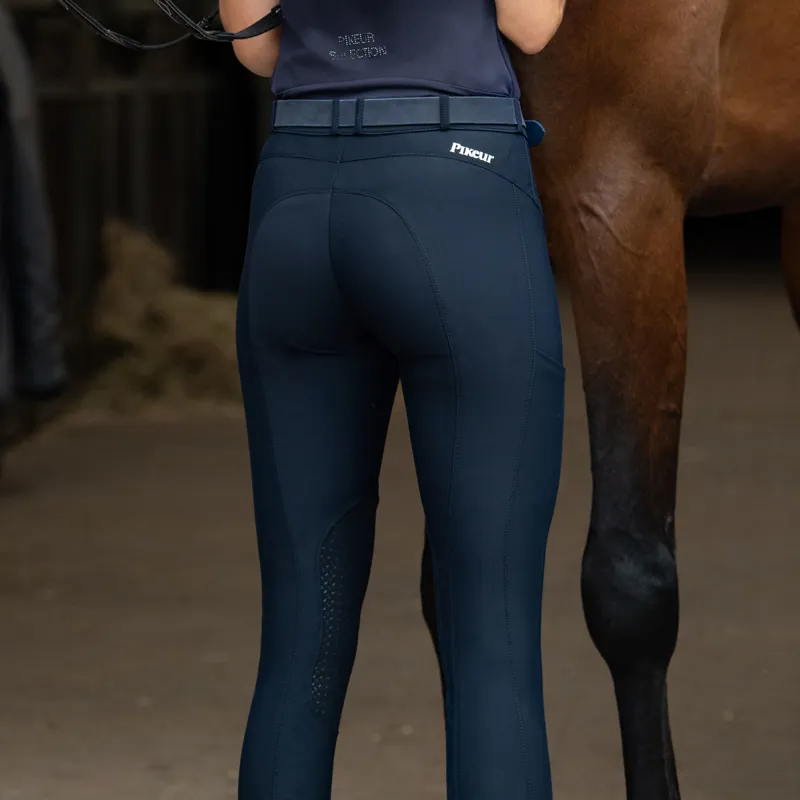 Pikeur Tessa Knee Grip Ladies Breeches - Nightblue-3