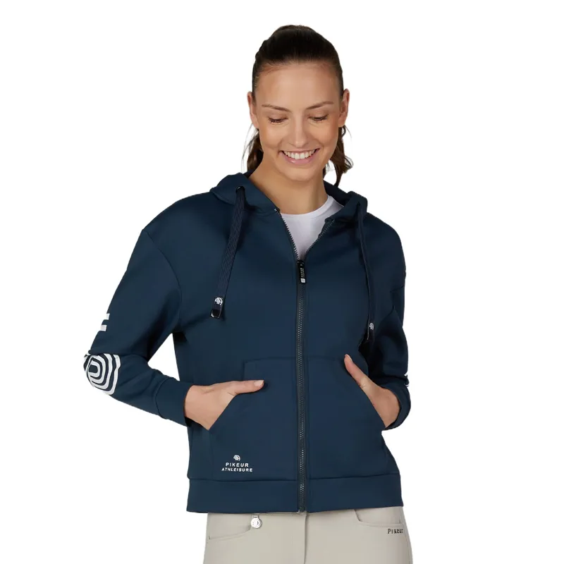 Pikeur Athleisure 2286 Womens Zip Hoodie - Pine Green