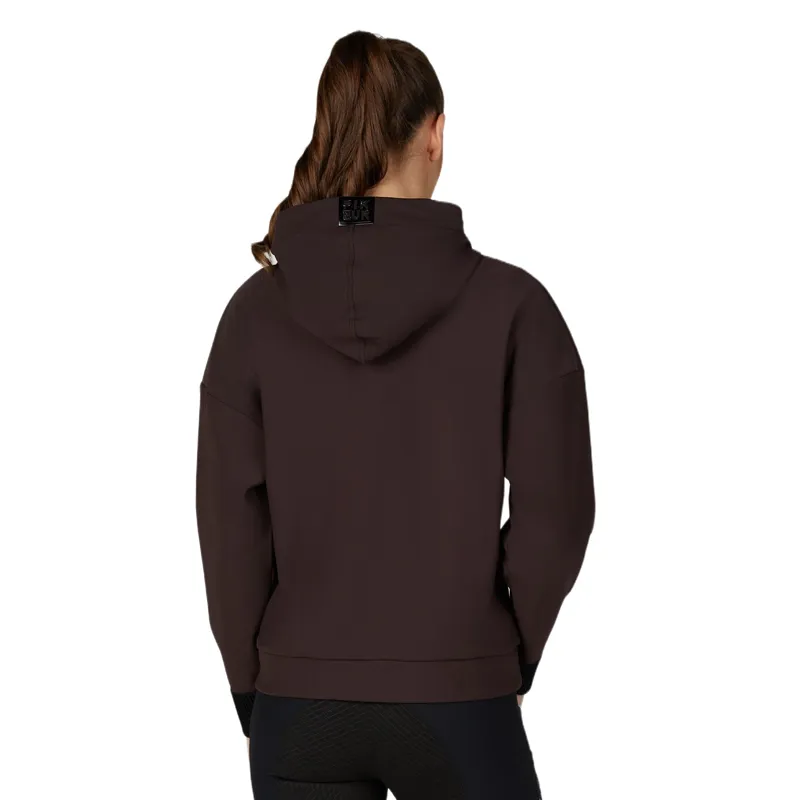 Pikeur Selection 2282 PlushLuxe Womens Hoodie - Chocolate Brown-1