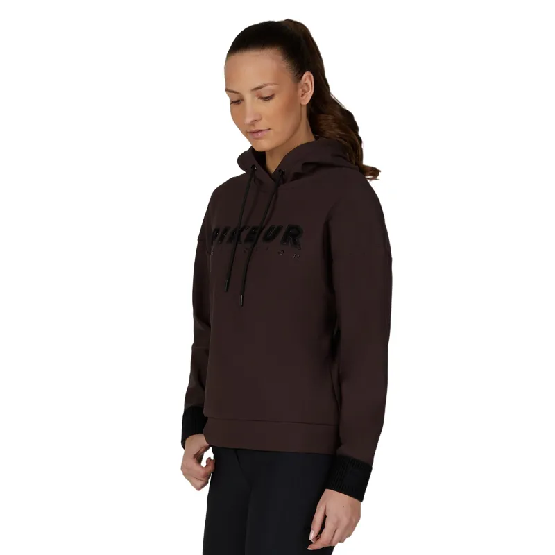 Pikeur Selection 2282 PlushLuxe Womens Hoodie - Chocolate Brown
