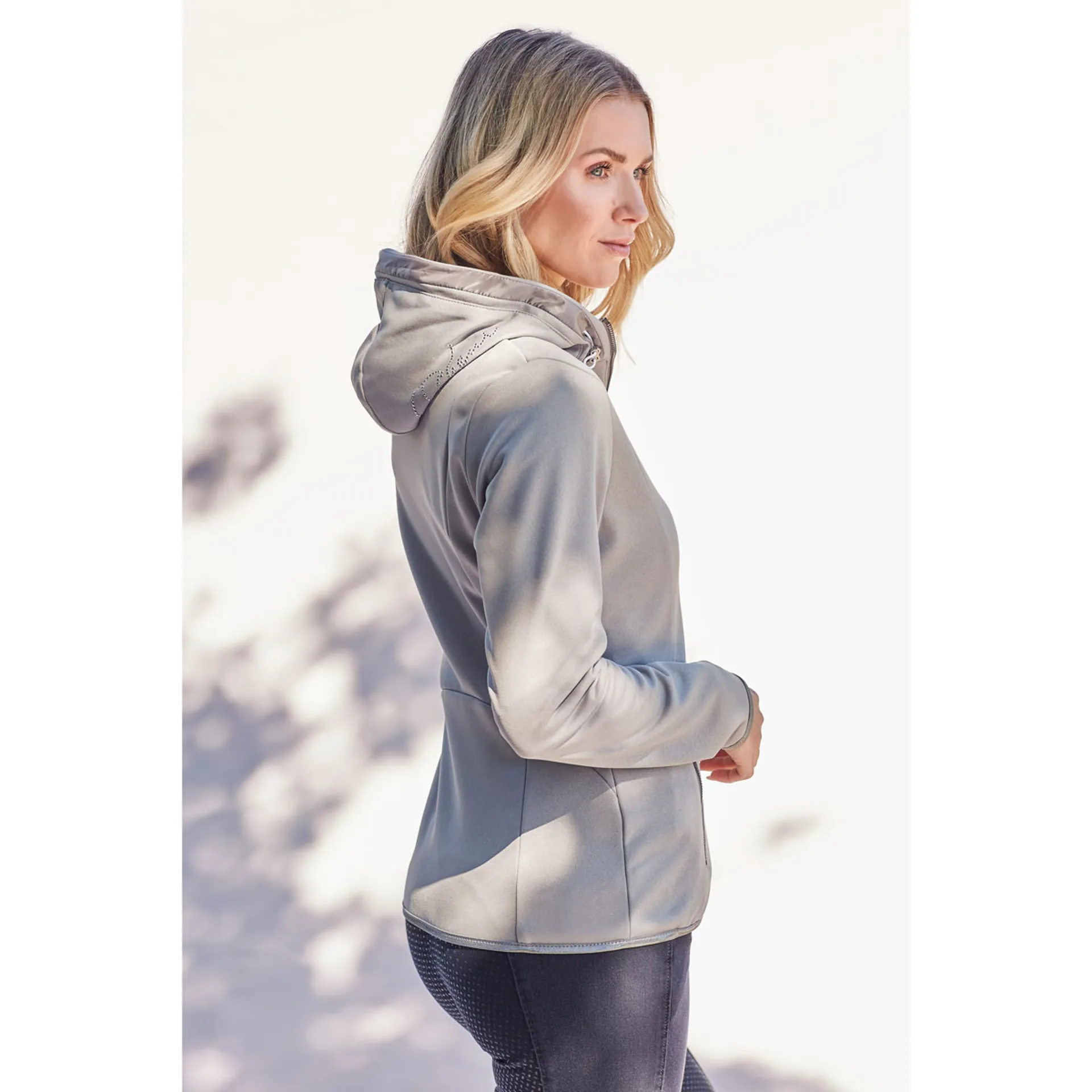 Pikeur Monja Sports Ladies Summer Fleece Jacket Moongrey