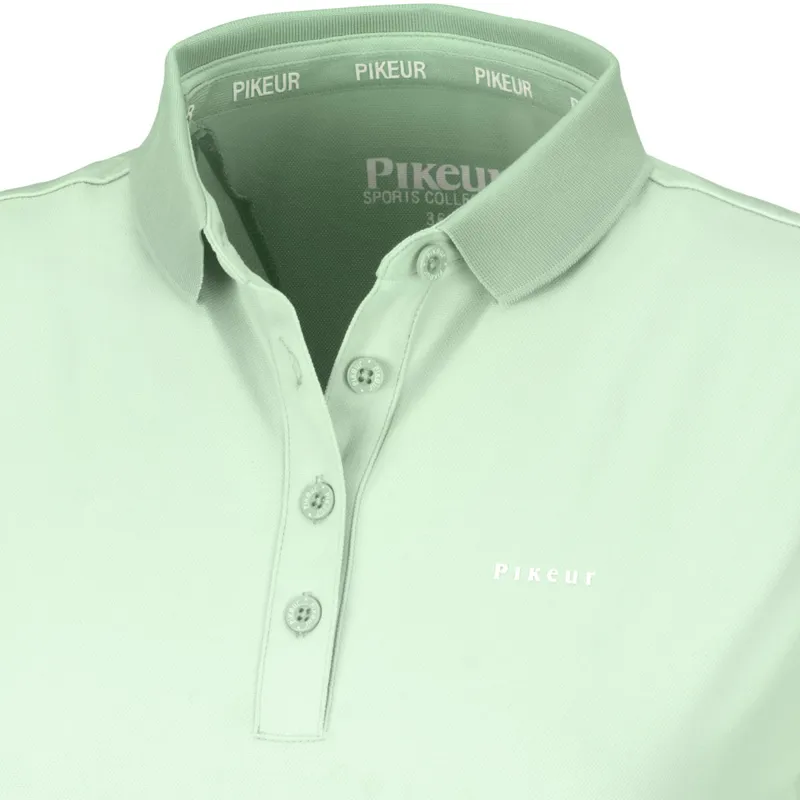 Pikeur Jarla Sports Ladies Sleeveless Polo Shirt - Soft Lind-2