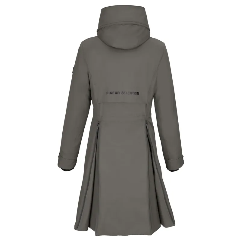 Pikeur Selection 4021 Ladies Long Waterproof Jacket Foggy Green
