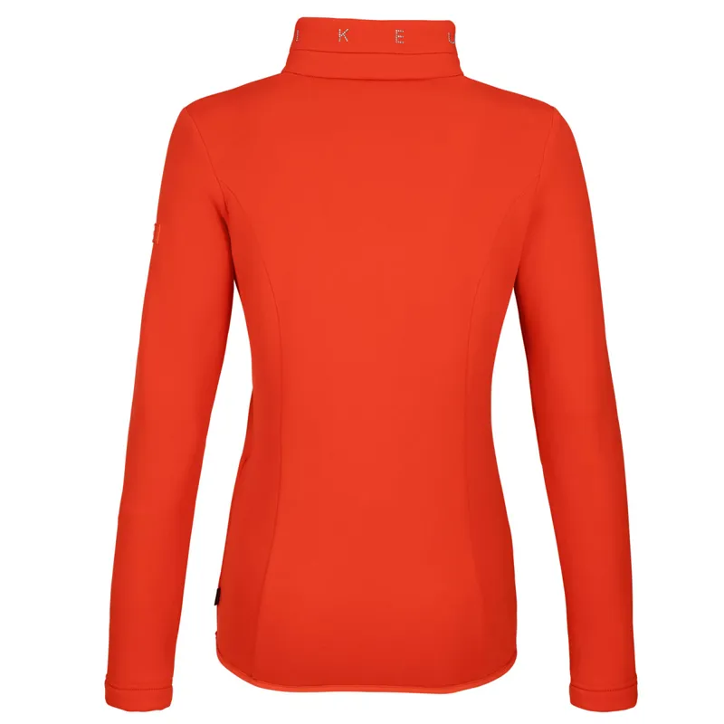Pikeur Sports 4037 Ladies Polartec Jumper - Burnt Orange-1