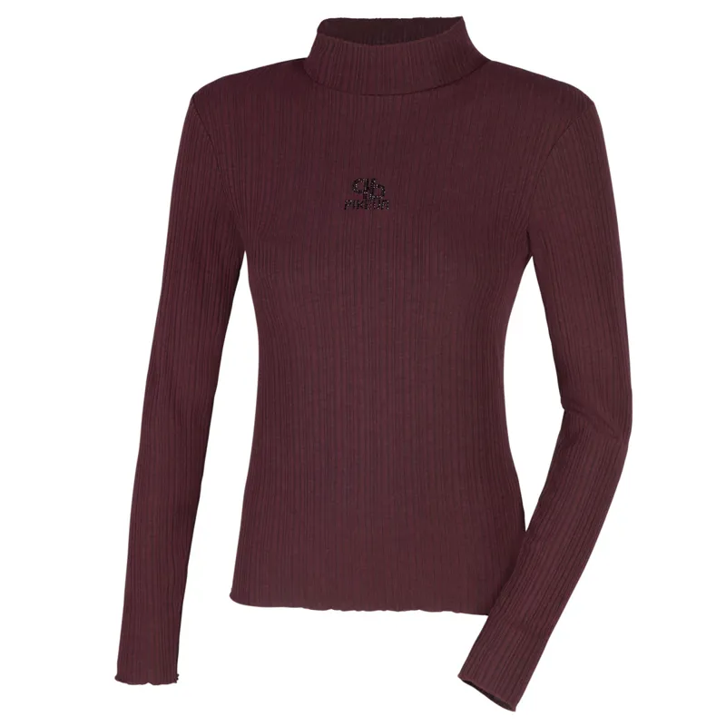 Pikeur Selection 4277 Rip Junior Girls Top - Mulberry