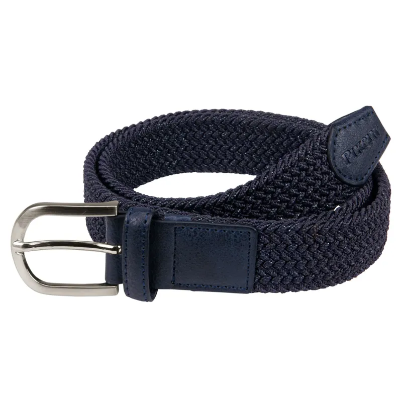 Pikeur 4823 Braided Belt - Navy