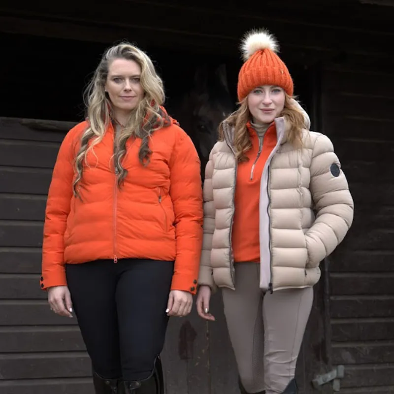 Pikeur Athleisure 4023 Ladies Quilted Jacket - Desert Sand -4