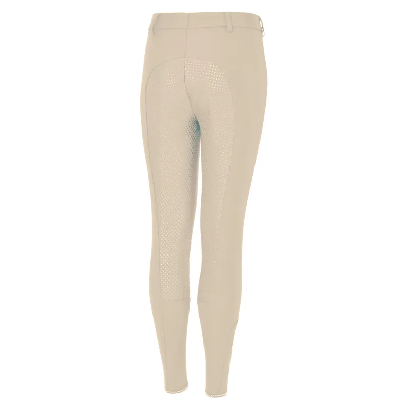 Pikeur Braddy Full Seat Grip Girls Competition Breeches - Beige-1
