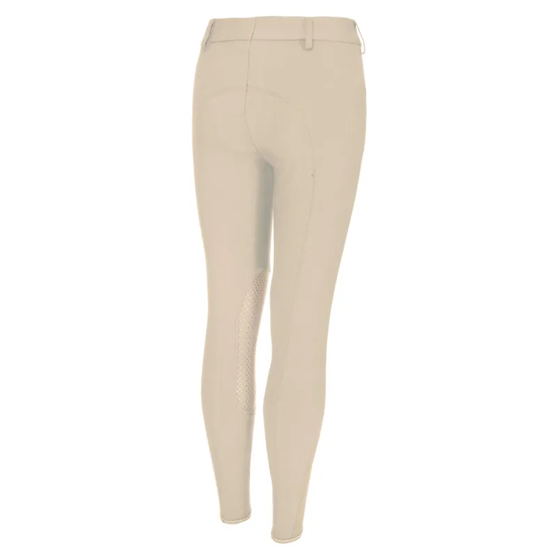 Pikeur Brooklyn Knee Grip Junior Girls Competition Breeches - Beige-1