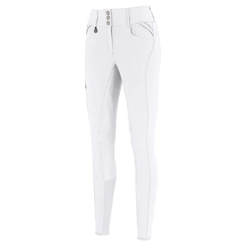 Pikeur Candela Glamor McCrown Full Seat Ladies Breeches - White