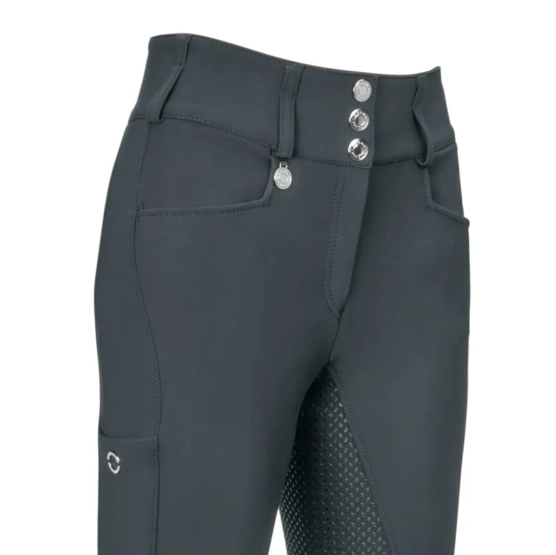 Pikeur New Candela DuraGrip Full Seat Womens Breeches - Dark Shadow-1