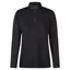 Pikeur Sports Structure 6271 Ladies Zip Neck Top - Black