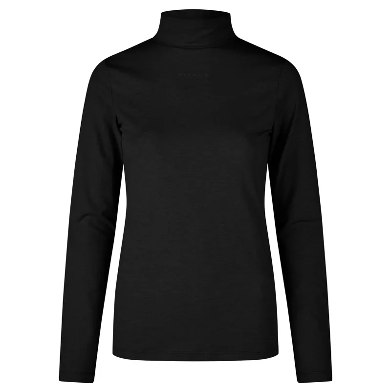 Pikeur Sports 6300 Ladies Roll Neck Top - Black