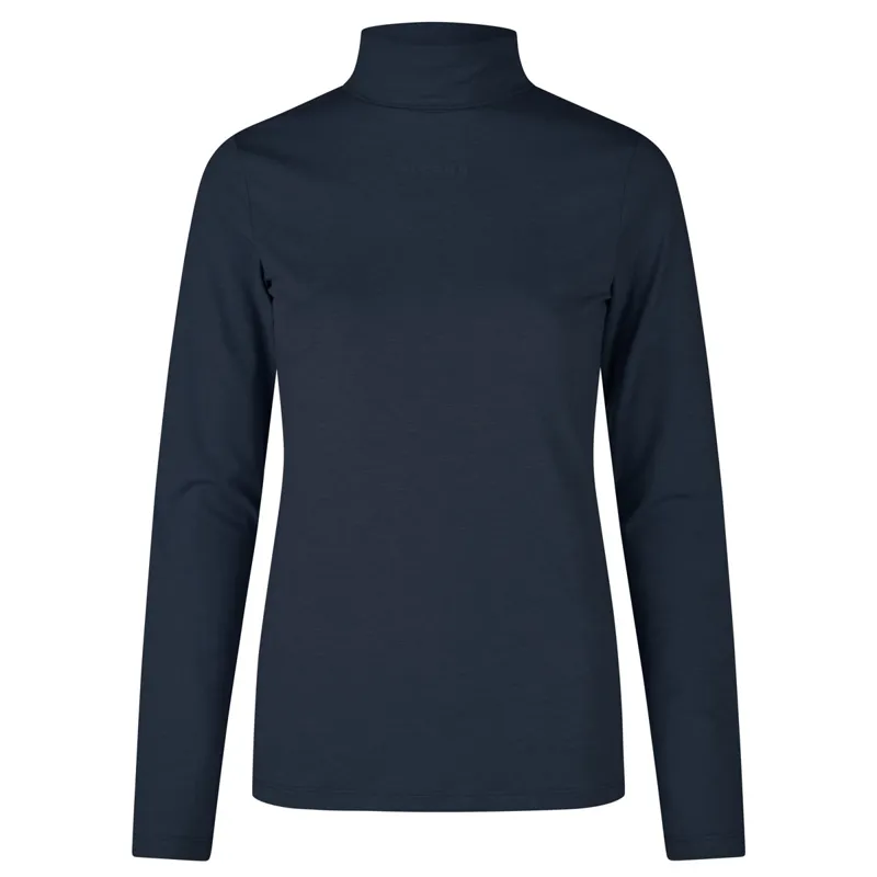 Pikeur Sports 6300 Ladies Roll Neck Top - Nightblue