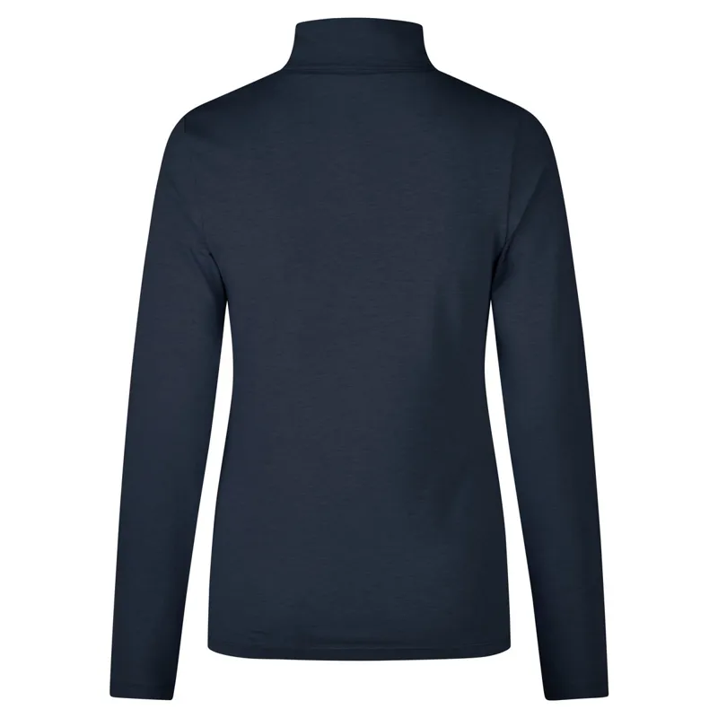 Pikeur Sports 6300 Ladies Roll Neck Top - Nightblue-1