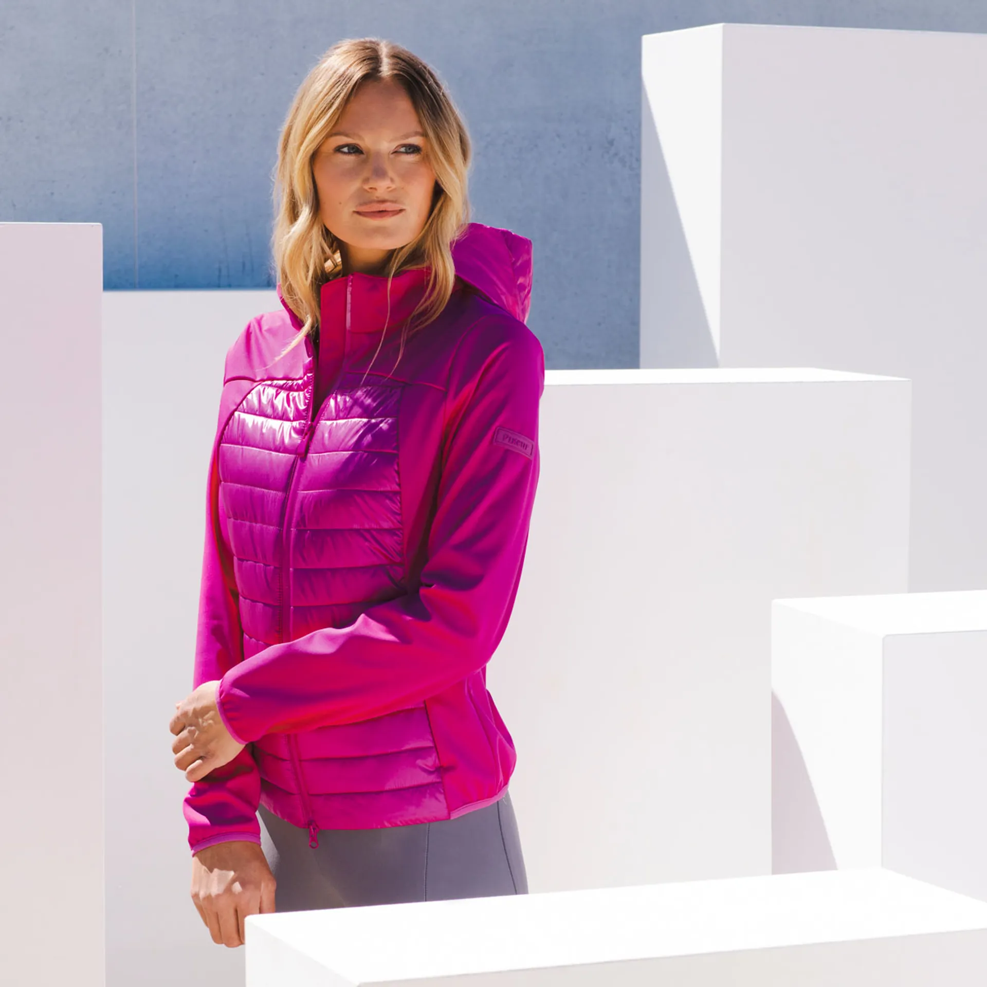 Pikeur Tess Athleisure Ladies Hybrid Jacket Hot Pink