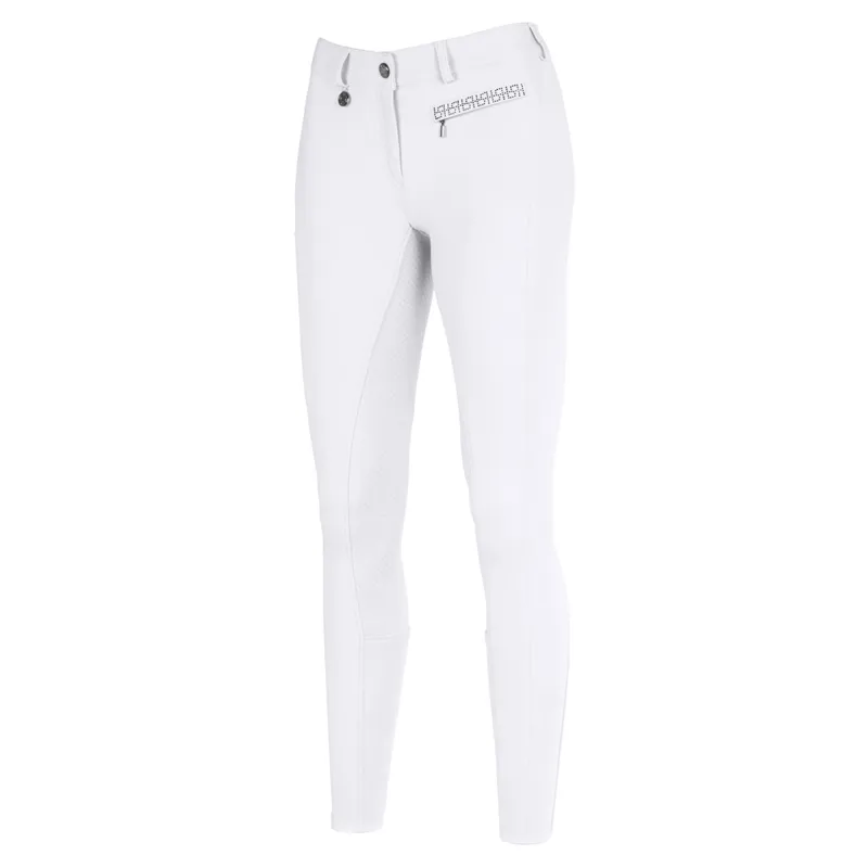 Pikeur Vally Full Grip Ladies Competition Breeches - White