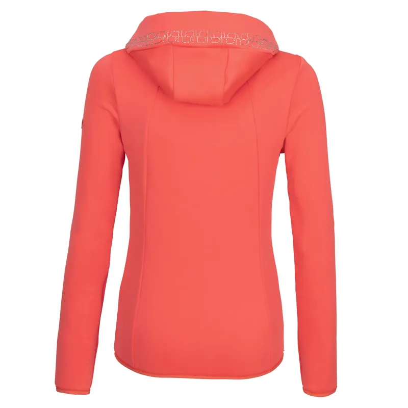 Pikeur Velvet Selection Ladies Fleece Jacket - Coral Red-1
