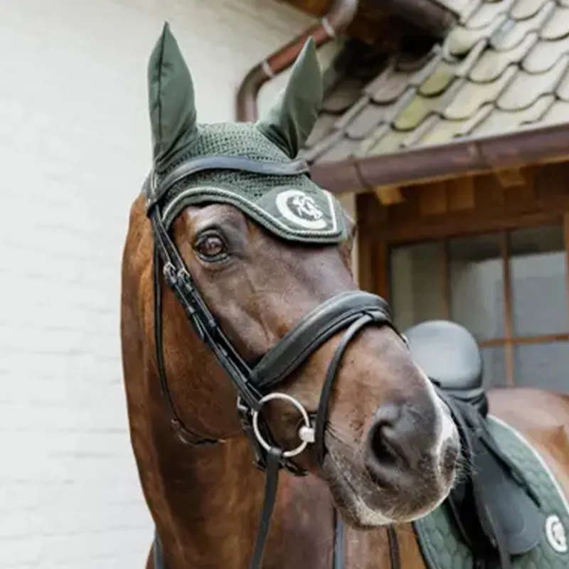 Kentucky Wellington 3D Logo Rope Fly Veil - Pine Green-2