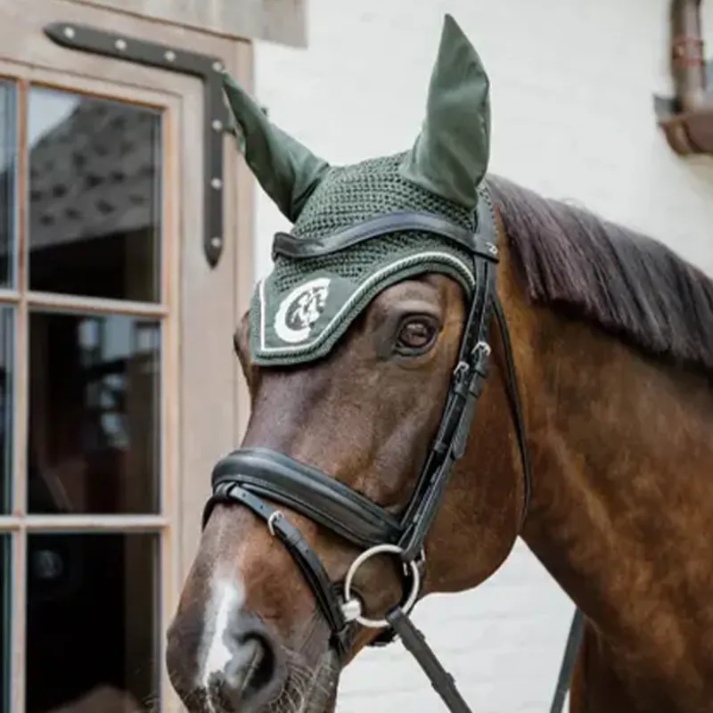 Kentucky Wellington 3D Logo Rope Fly Veil - Pine Green