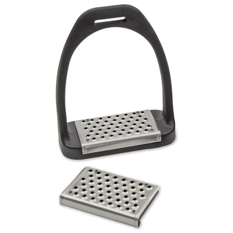 Shires Plastic Stirrup Irons with Metal Tread
