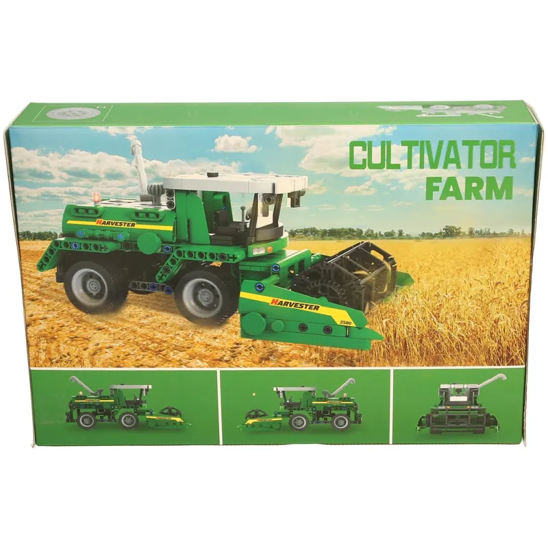 Platinum Toy Tractor Block Toy Set - Combine Harvester-1