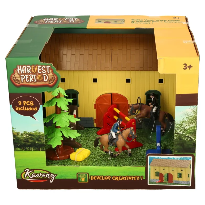 Platinum Equestrian Event Set with Stable