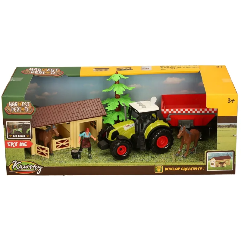 Platinum Try Me Tractor Toy Set - Stable