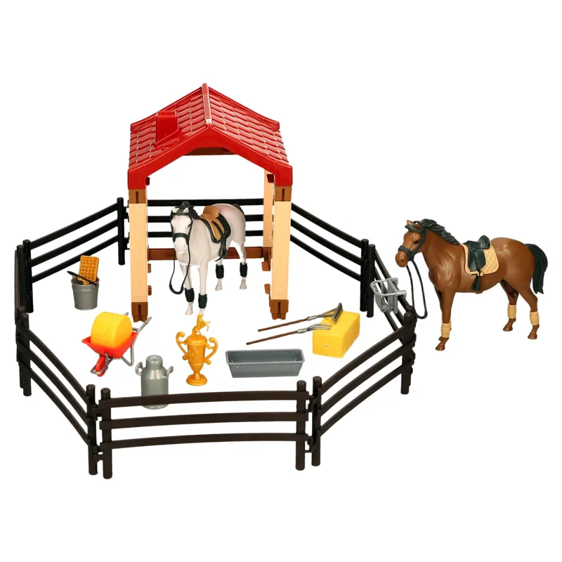Platinum Twin Horse Toy Play Set-1