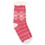 Platinum Sherpa Womens Fluffy Socks - Hot Pink