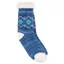 Platinum Sherpa Womens Fluffy Socks - Navy