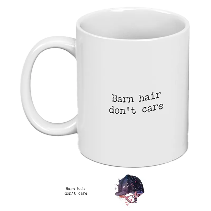 Vivid Squid Ceramic Mug - Barn Hair Don't Care