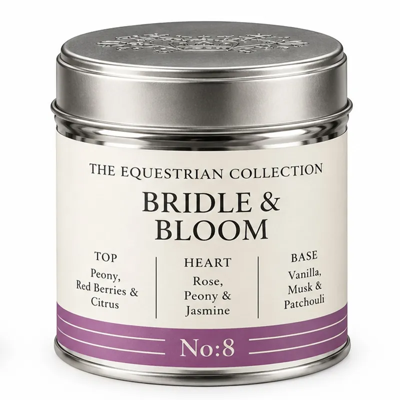 Platinum Equestrian Collection Scented Candle - Bridle and Bloom