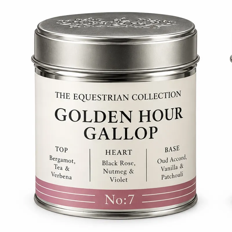 Platinum Equestrian Collection Scented Candle - Golden Hour Gallop