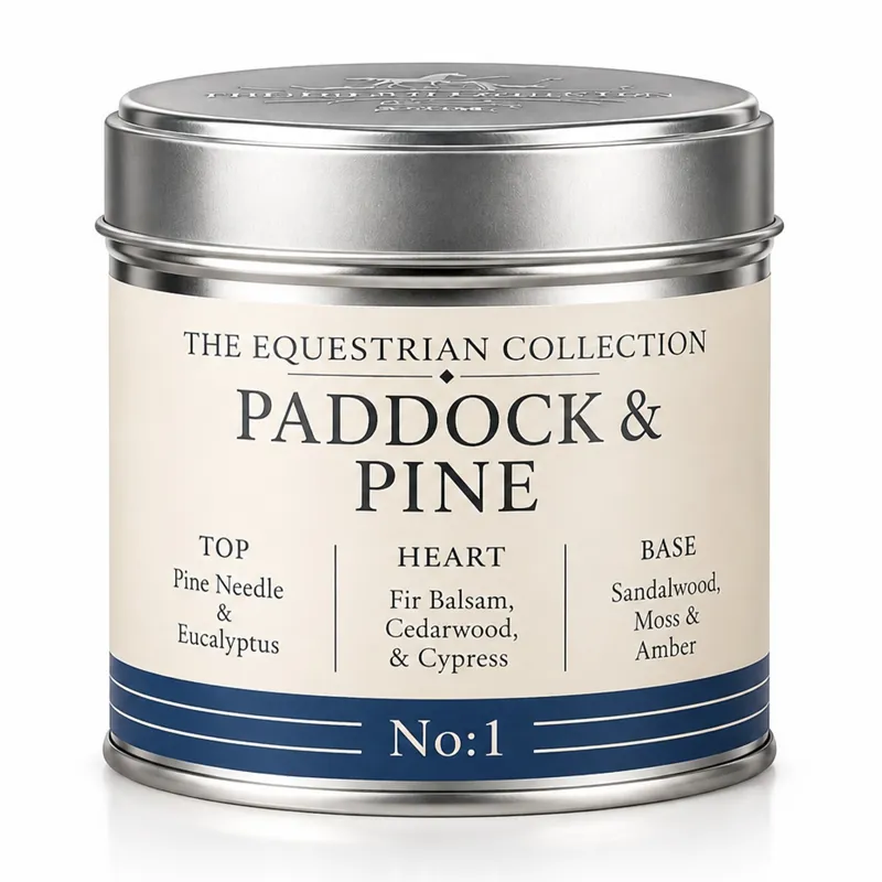 Platinum Equestrian Collection Scented Candle - Paddock and Pine