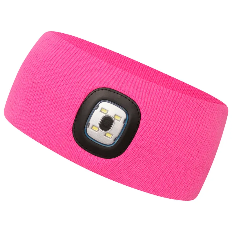 Platinum Kelty LED Head Torch Headband - Pale Pink