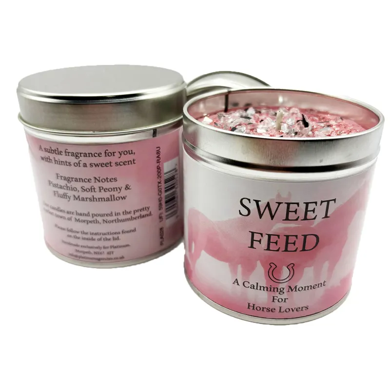 Platinum Scented Candle - Sweet Feed
